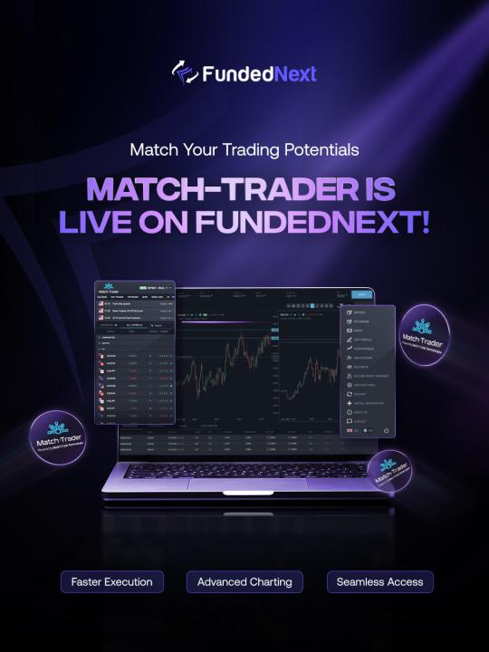FundedNext has just announced the launch of Match-Trader, a cutting-edge trading platform designed to elevate traders' performance.