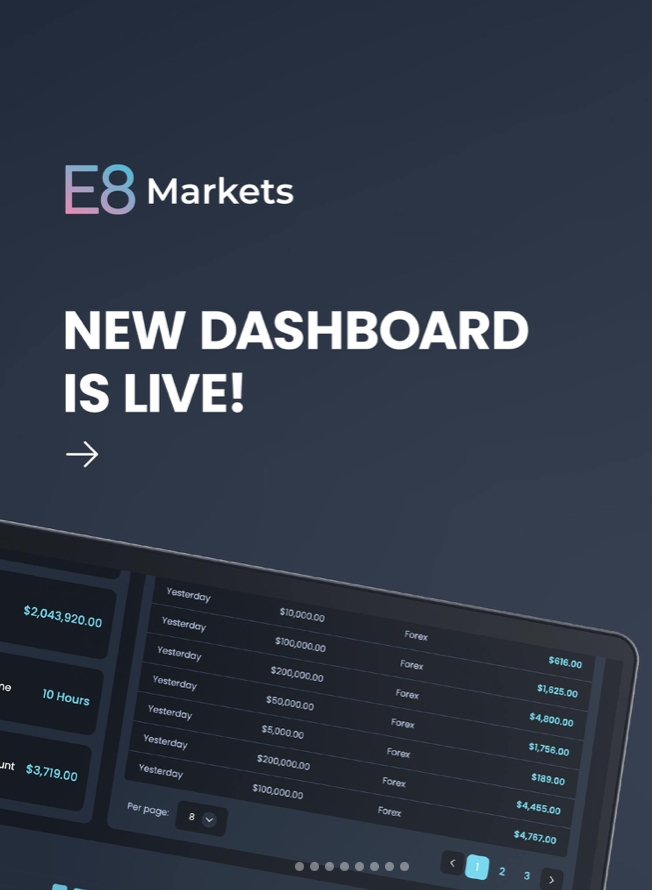 E8 Markets has shared a new dashboard experience, offering users the opportunity to test it before its full implementation.