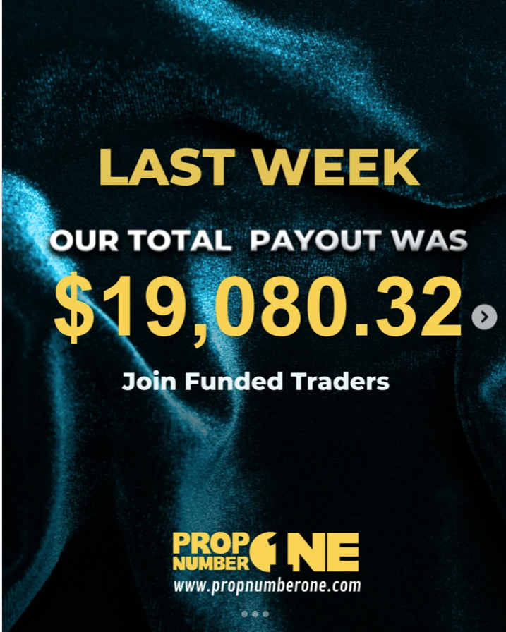 Prop Number One has once again demonstrated the power of performance-based trading by paying out $19,080.32 to its traders.