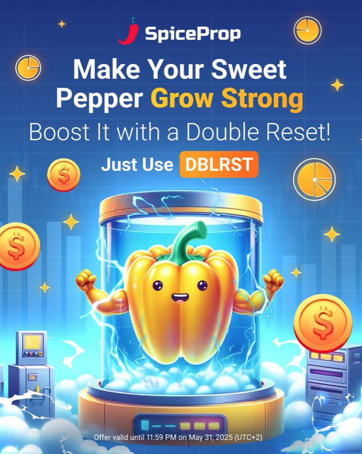 SpiceProp has announced an exciting limited-time Double Reset aimed at giving traders a renewed edge in their trading journey.