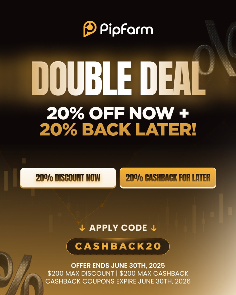 PipFarm has announced a limited-time exclusive offer dubbed the “Double Deal” with two compelling incentives for traders.