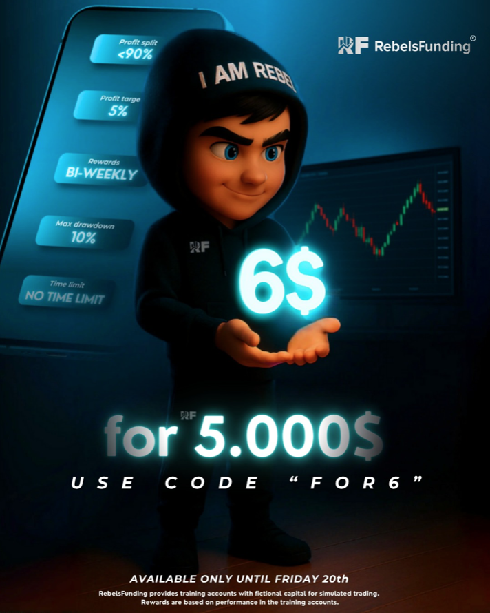 RebelsFunding has announced a limited-time offer for its popular Copper Program for just $6 by using the promo code “FOR6”.
