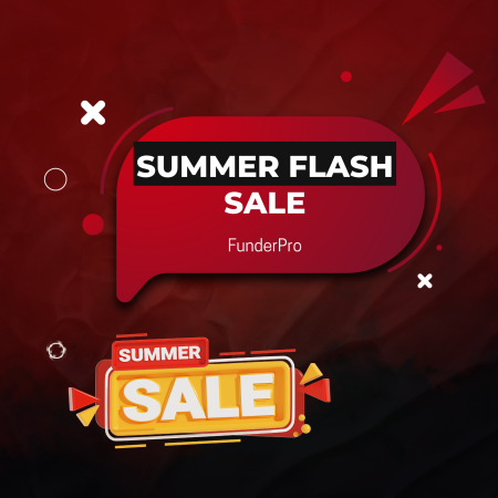 FunderPro Summer Flash Sale with 20% Off & 90% Profit Split