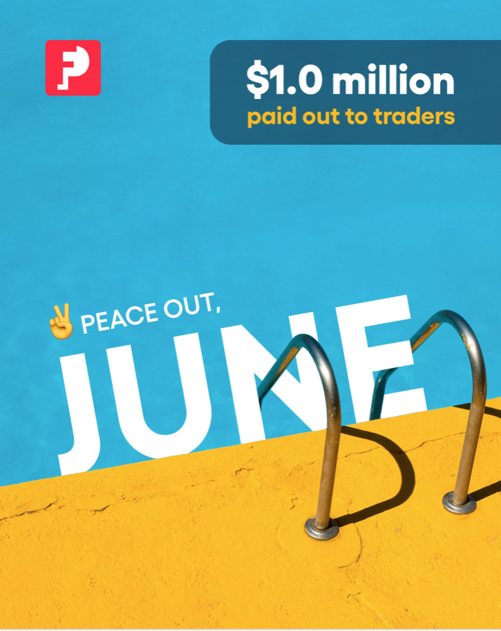 FunderPro has announced a major achievement, surpassing $1 million in payouts to its funded traders in June. Check it out!