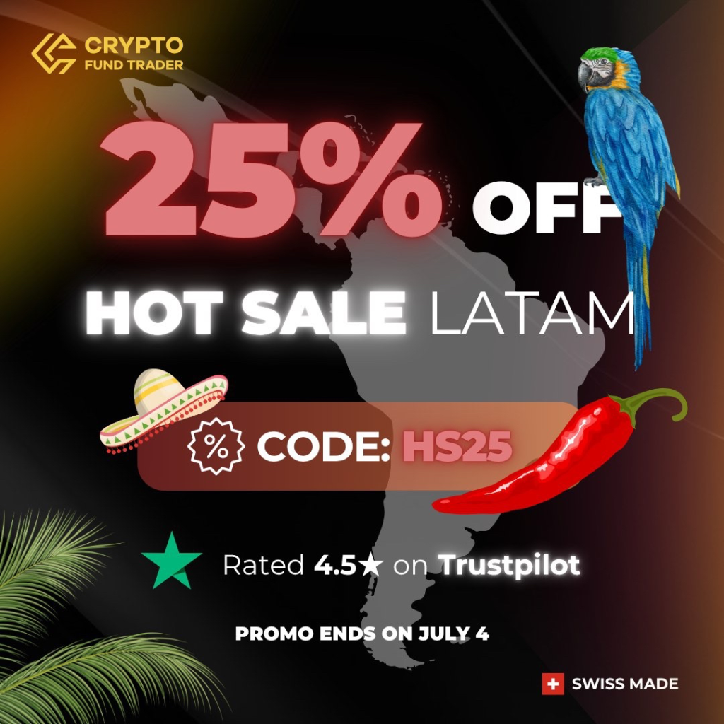 Crypto Fund Trader has just announced its much-anticipated “Hot Sale” offer — and it’s turning up the heat for traders worldwide.