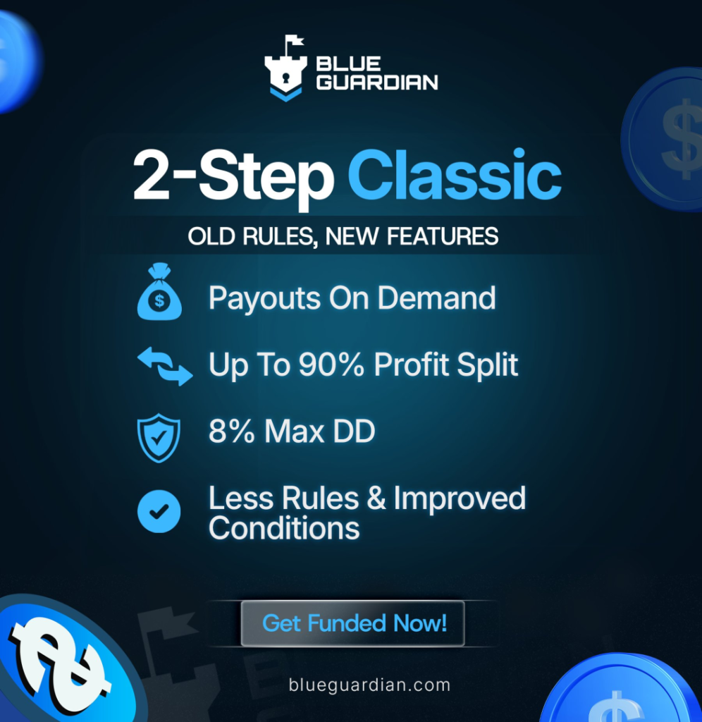 Blue Guardian has announced the return of its much-loved 2-Step Classic Challenge—but only for a limited time this month.