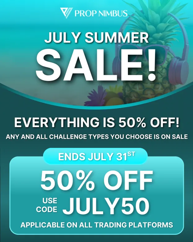Prop Nimbus has launched its “July offer,” and it’s turning heads across the trading community. Take a look and take advantage!