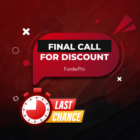 Final Call: FunderPro August Offer – 20% Off Challenge Discount