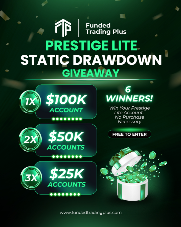 Funded Trading Plus has just announced a major giveaway to celebrate the official launch of its latest funding program: Prestige Lite