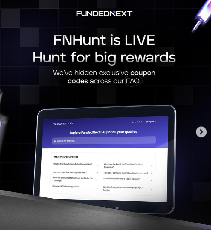 FundedNext has announced an exciting new campaign, “FNHunt,” designed to reward its traders while adding an element of fun.