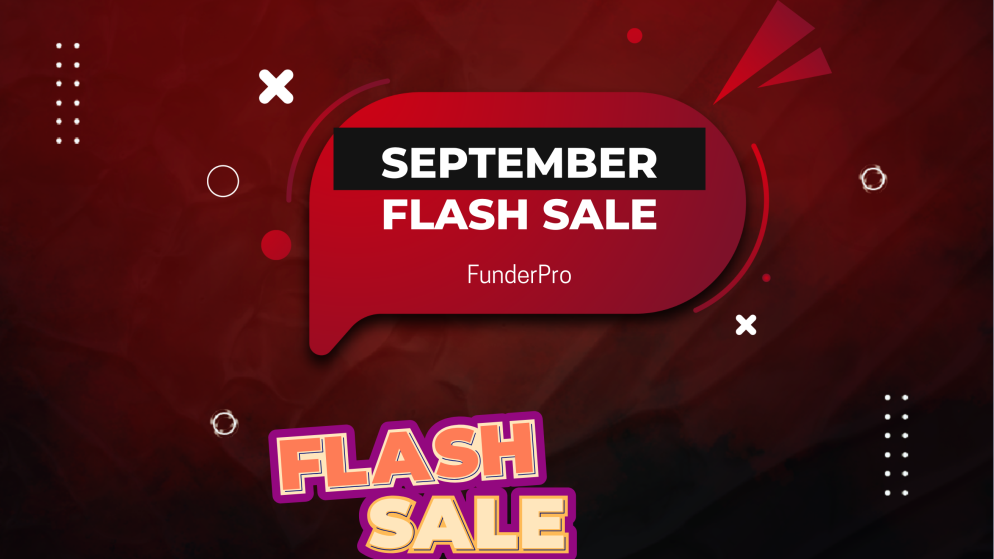 FunderPro Flash September Sale: 20% Off All Trading Challenges