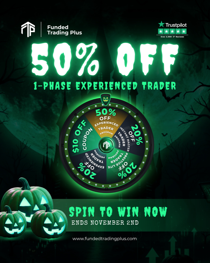 Funded Trading Plus has launched a thrilling Halloween deal designed to engage and reward traders with exclusive discounts and prizes.