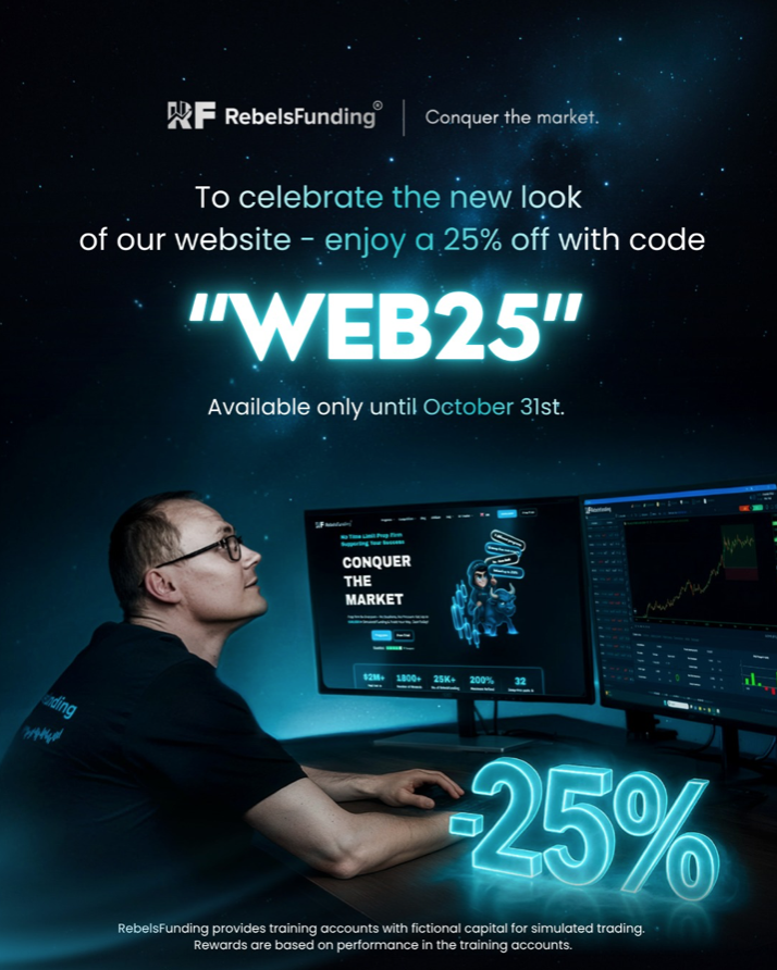 RebelsFunding has announced an exciting 25% discount on all its programs to celebrate the launch of its new website.