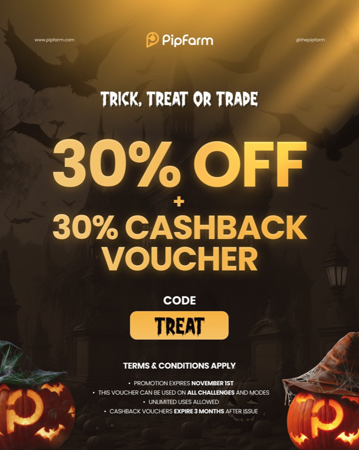PipFarm has announced an exciting Halloween Highlight discount that gives traders a reason to celebrate the spooky season with style.