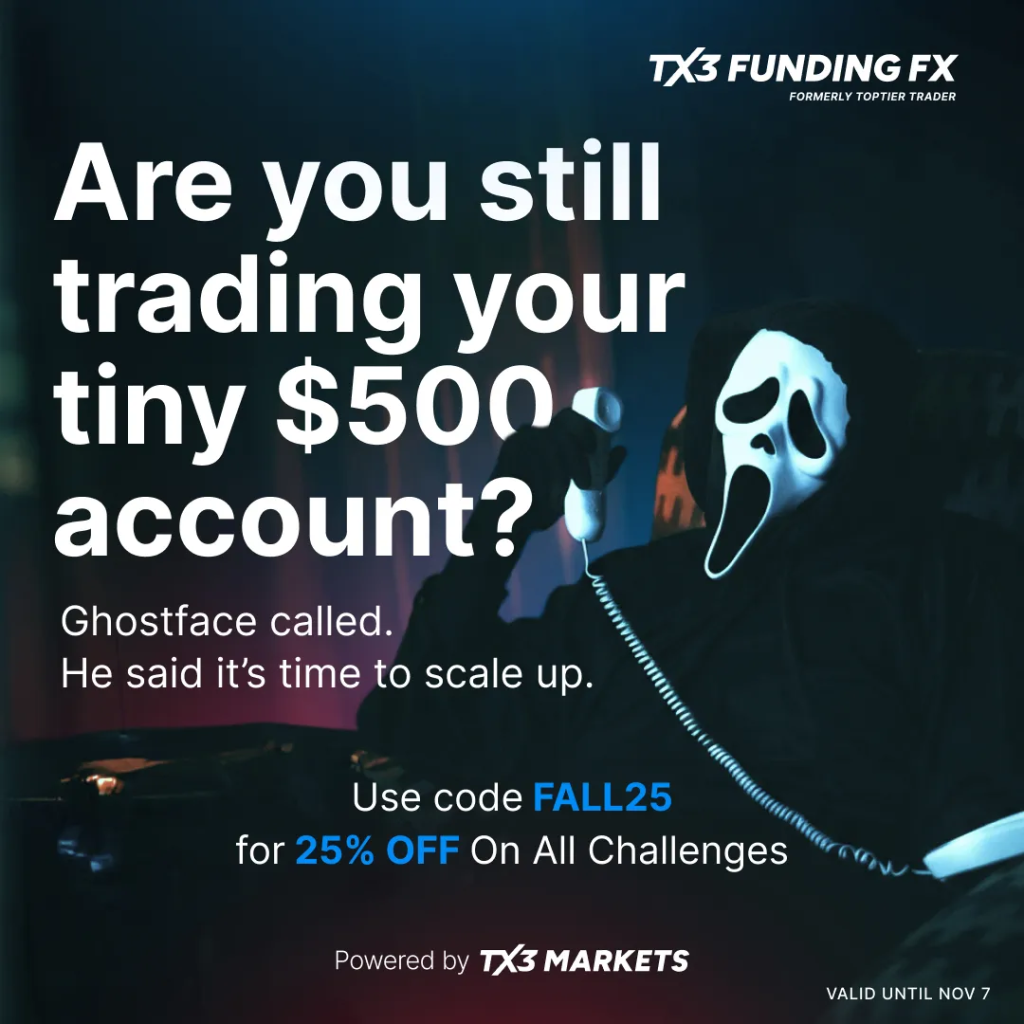 TX3 Funding has rolled out an exciting Early Fall Promotion designed to give traders a head start on their funded trading journey.