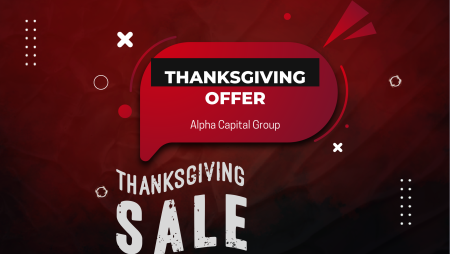 Alpha Capital Group Thanksgiving Offer with 30% Off All Accounts