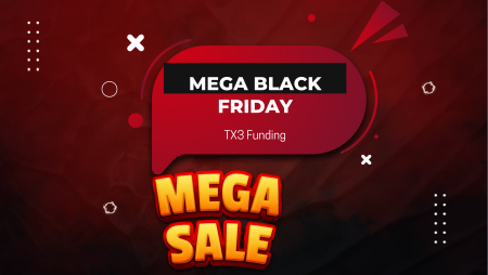 TX3 Funding Black Friday Mega Sale With 35% Off All Challenges