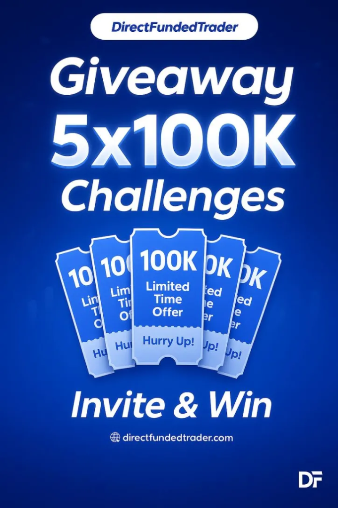 Direct Funded Trader has announced the launch of its highly anticipated 5th Giveaway, now live on Discord. Check it out.