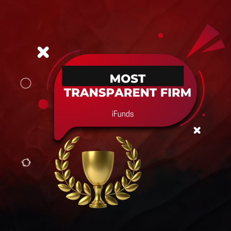Forex Prop Reviews Awards iFunds for Most Transparent Prop Firm