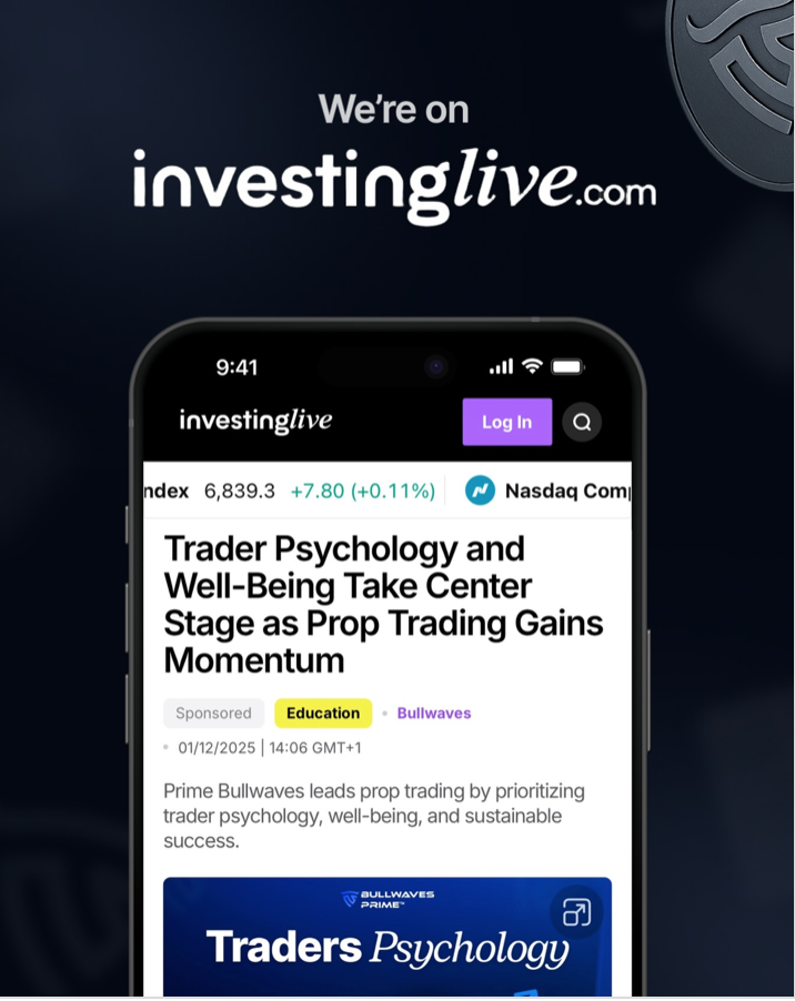 Bullwaves Prime has been spotlighted on InvestingLive through a new feature article that examines the rising importance of trader psychology.