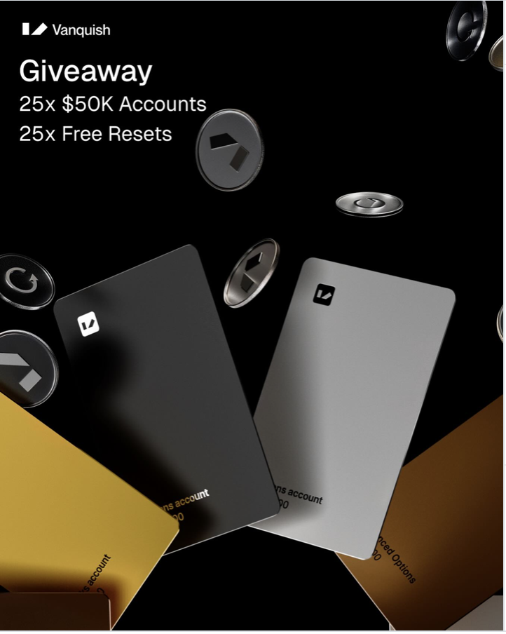 VanquishTrader has announced a year-end giveaway as it closes out 2025, giving traders the chance to receive funded accounts.