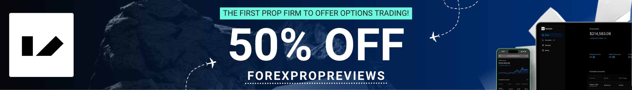 VanquishTrader Home Banner Image