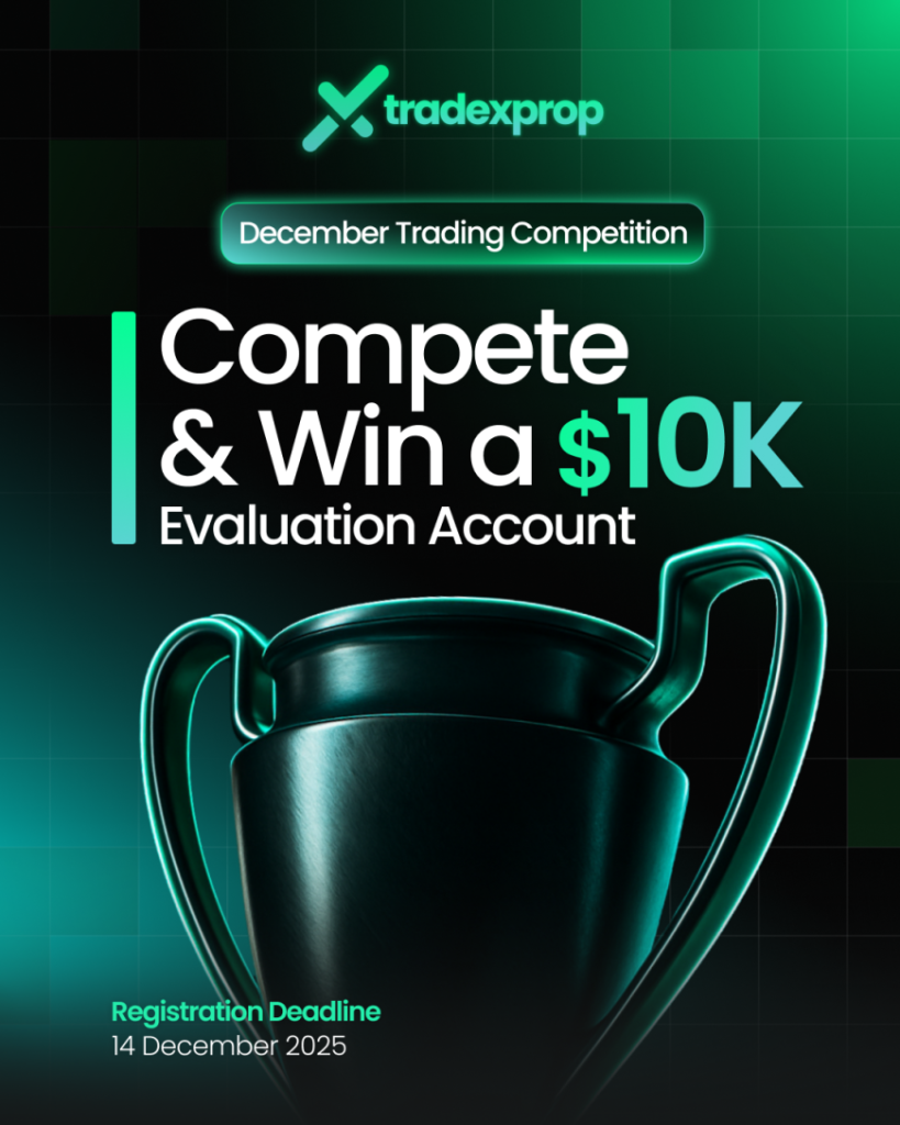 Tradexprop has opened registrations for its December Trading Competition, giving participants a chance to compete.