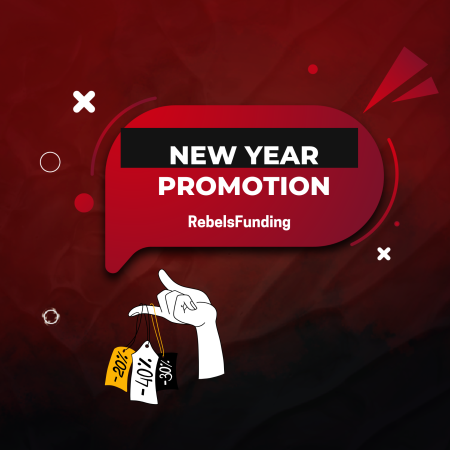 RebelsFunding New Year Offer With €1k Challenges Starting at €3