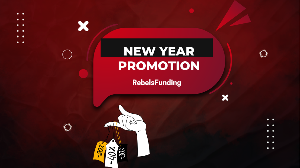 RebelsFunding New Year Offer With €1k Challenges Starting at €3