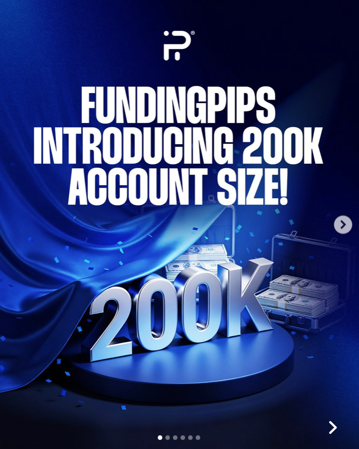 FundingPips has announced the launch of new $200,000 account sizes under its 2-Step Pro and Zero funding models.