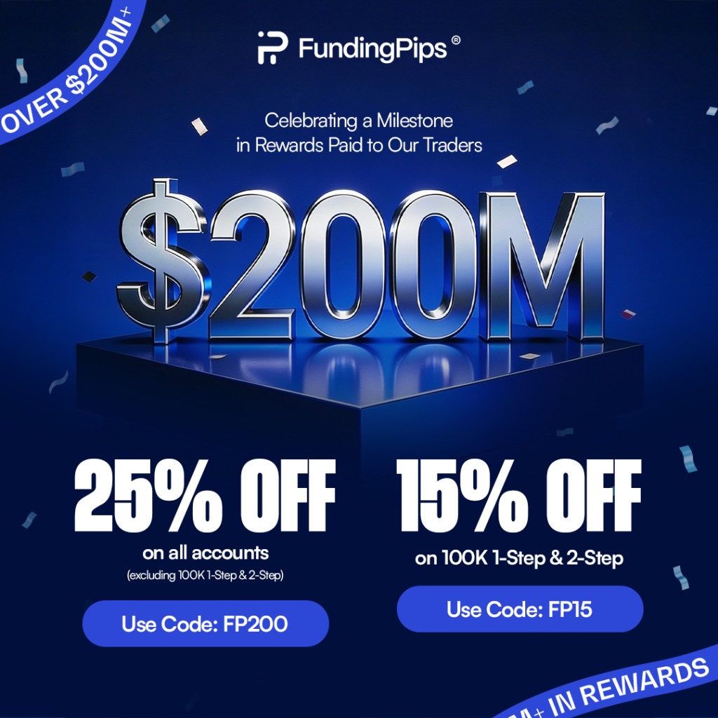 FundingPips Celebrates $200M Rewards Milestone with Flash Sale - Forex Prop  Reviews