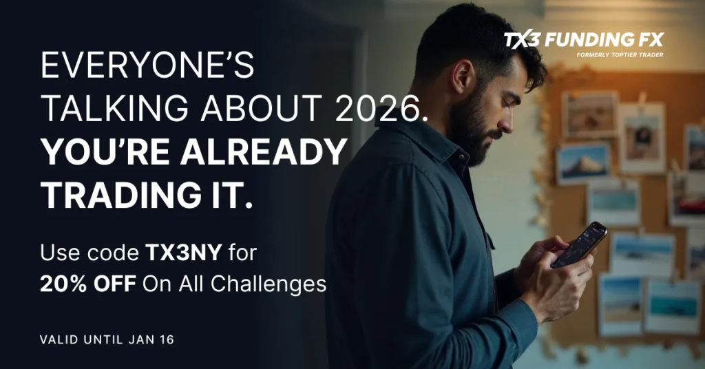 TX3 Funding has announced a New Year offer for traders looking to begin 2026 with access to funded trading opportunities.