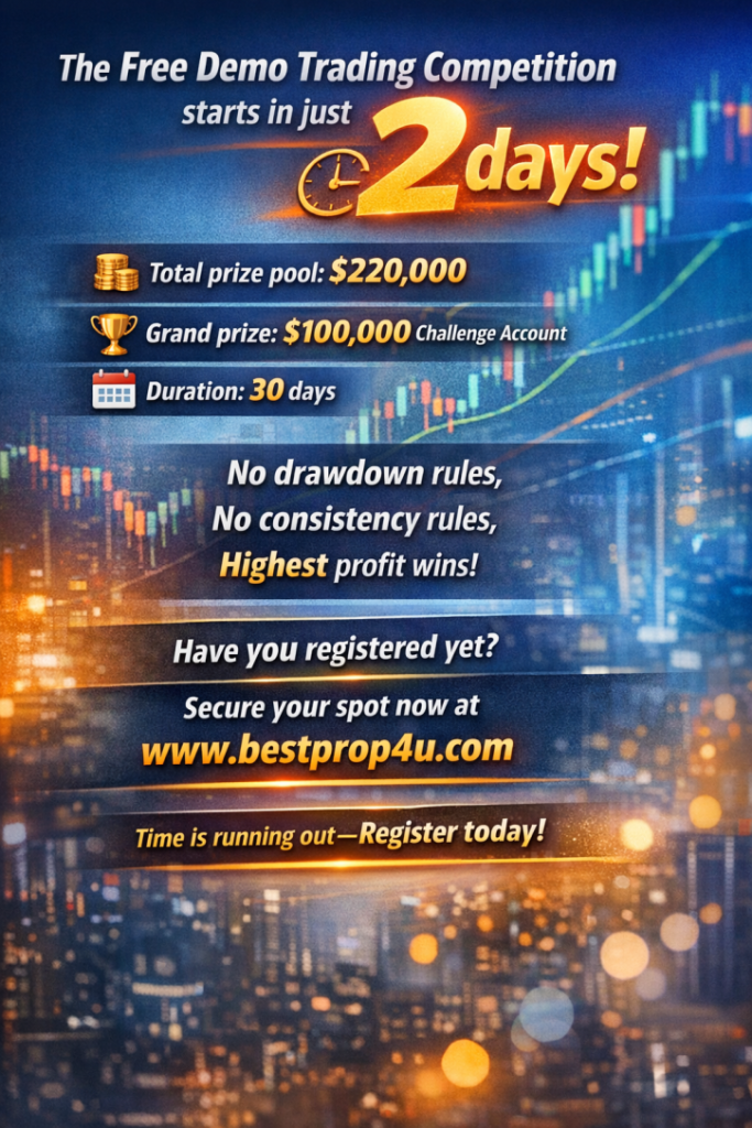 BestProp4U has shared a new free demo January trading competition that places performance at the center of trader evaluation.