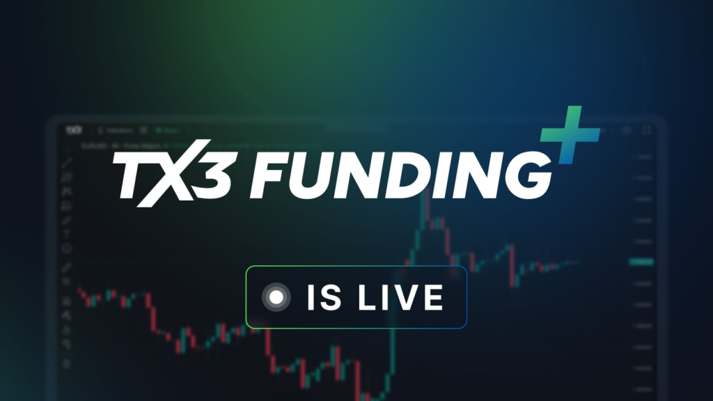 The new TX3 Funding Platform is now live and sits directly inside the firm’s dashboard, turning the client area into a full trading environment.
