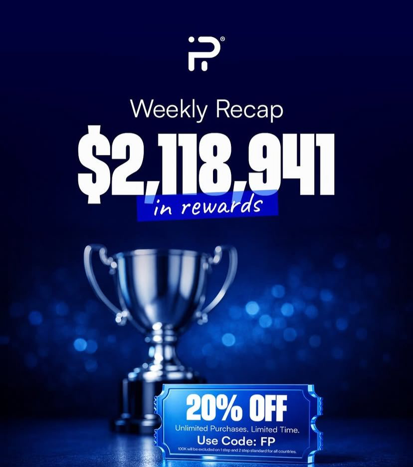 FundingPips has released its latest weekly recap, reporting a total of $2.1 million paid out to traders across its global community.