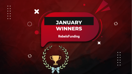 RebelsFunding January Winners as Top Trader Hits 201% Return