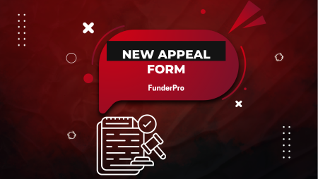 FunderPro New Appeal Form for Failed Trading Accounts