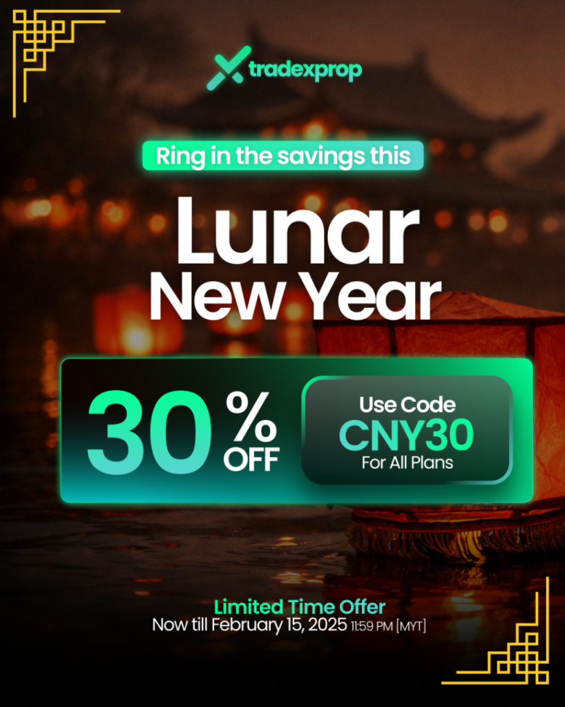 Tradexprop has rolled out a Lunar New Year offer, giving traders a limited-time chance to access funded trading accounts at a discount.