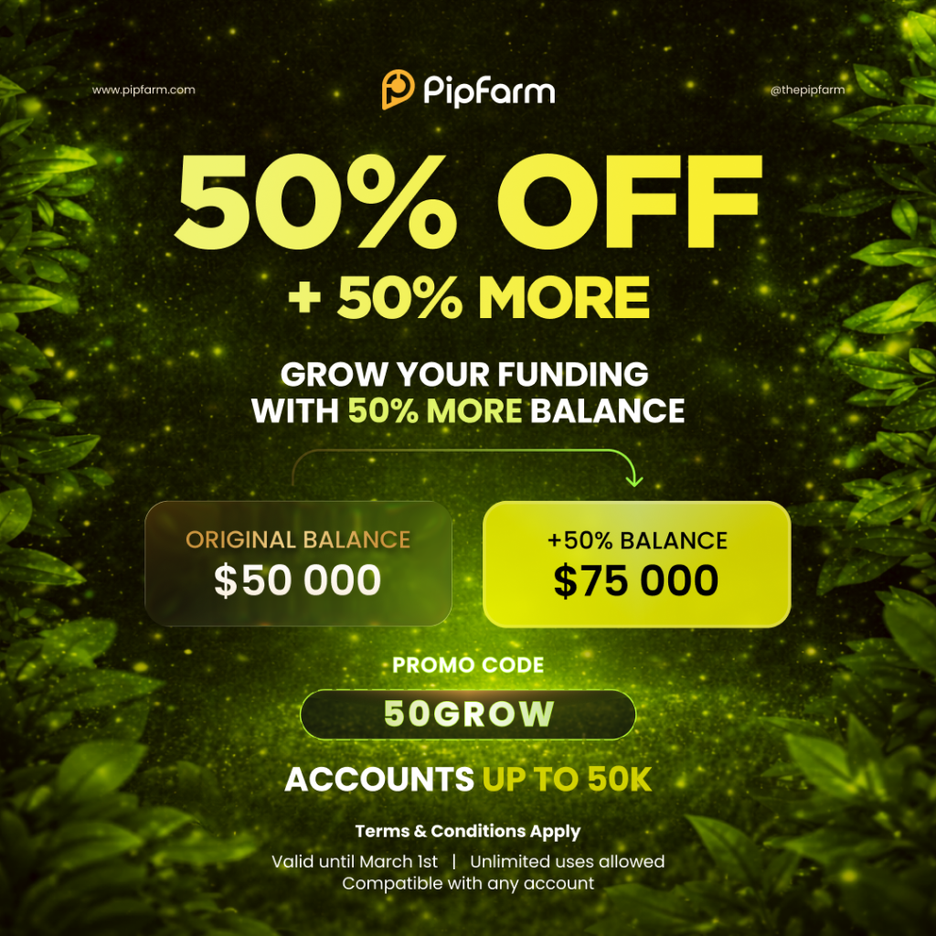 PipFarm has announced a limited-time Spring offer for traders looking to increase their funded trading potential.
