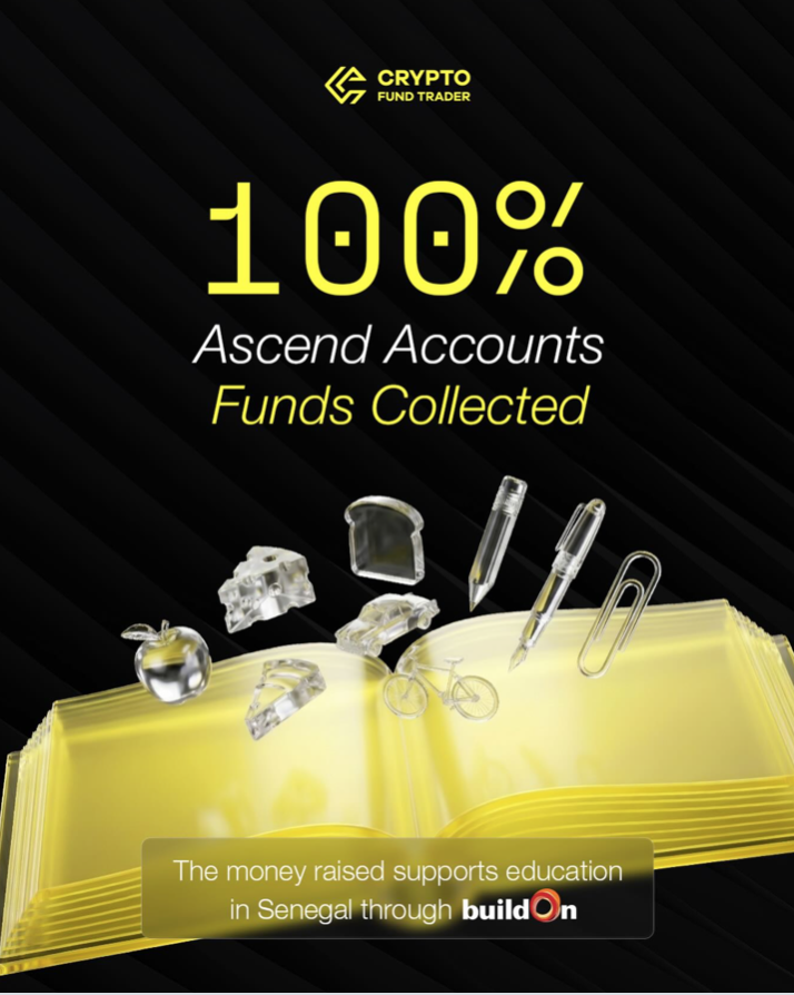 Crypto Fund Trader has confirmed that its Ascend accounts are now officially closed after reaching the fundraising target.