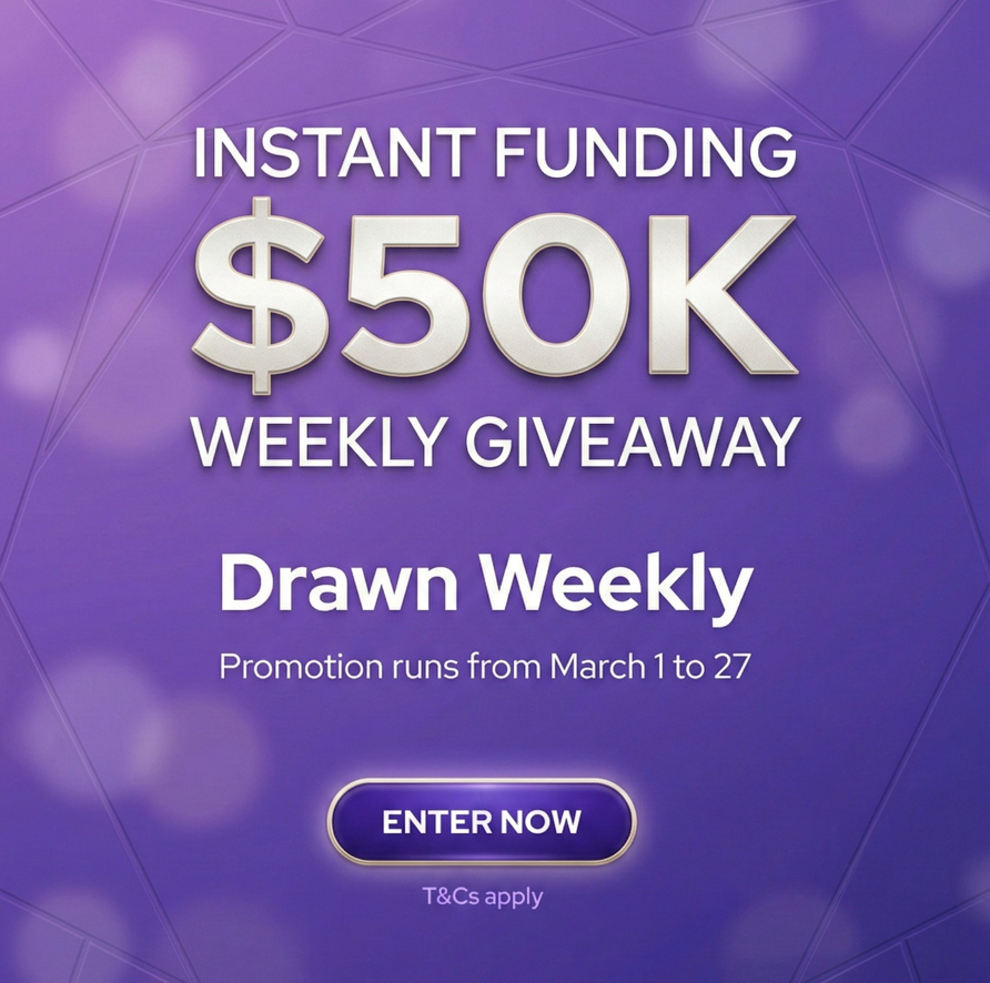 DNA Funded has announced a March campaign that will see the company give away a $50,000 Instant Funding account each week.