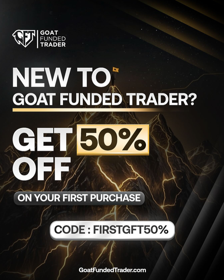 Goat Funded Trader has introduced a new traders offer for individuals joining the platform for the first time. Take advantage.