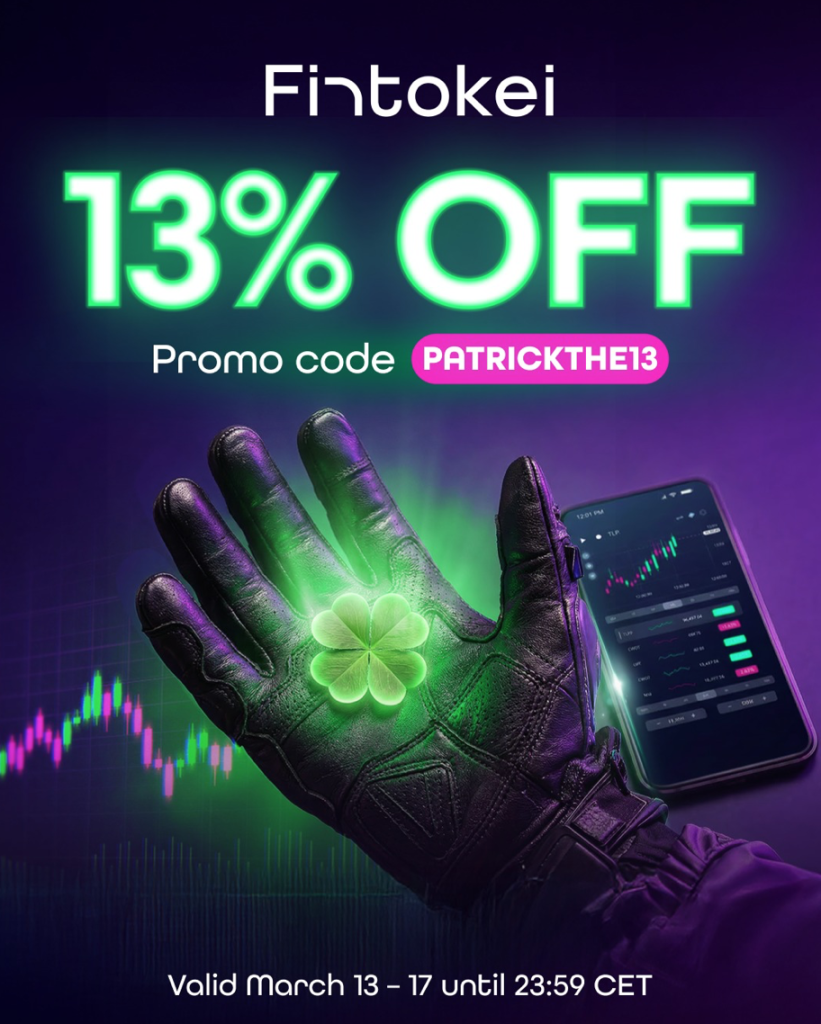 Fintokei has rolled out a one-day offer to mark Saint Patrick’s Day, offering traders a 13% discount on its funded challenge programs.