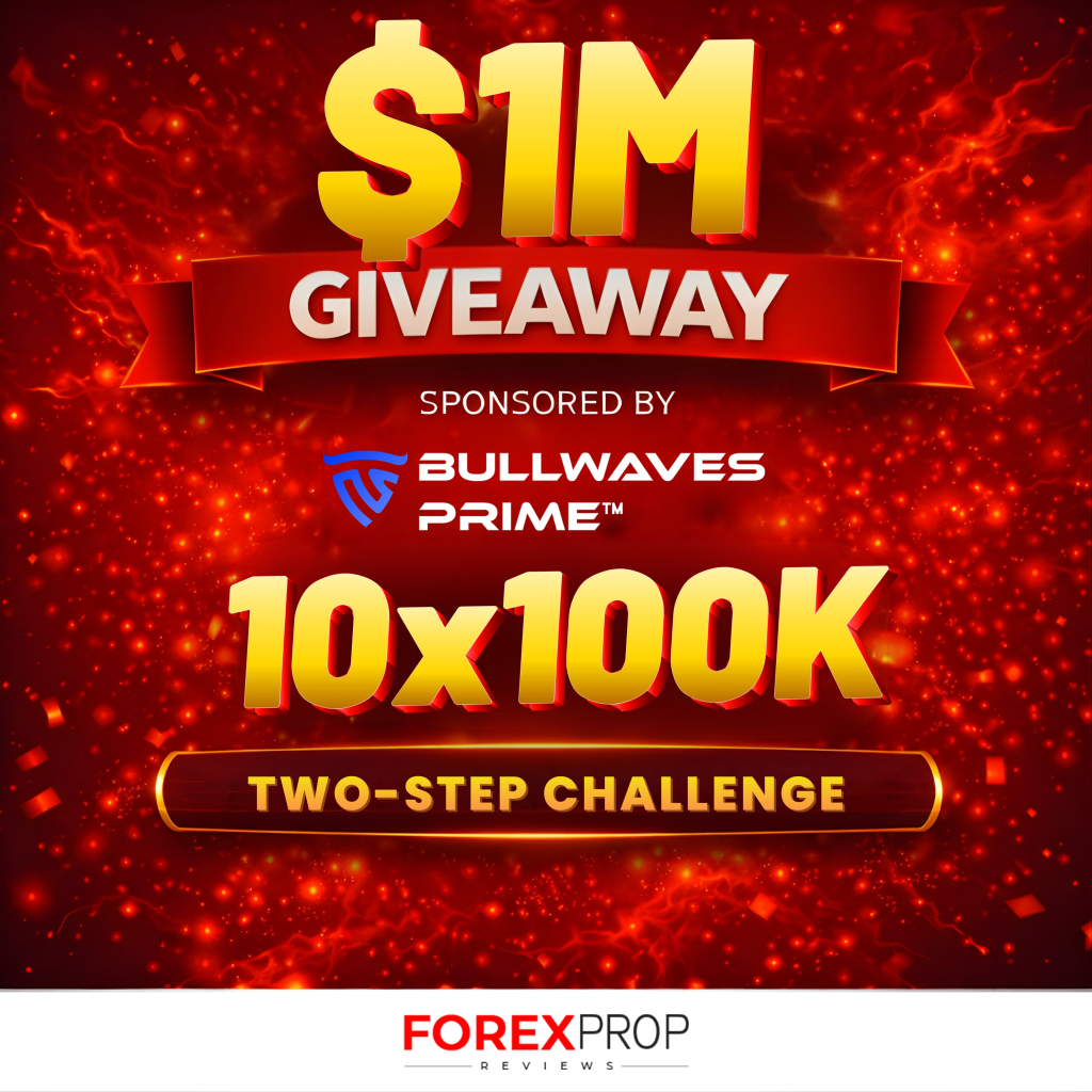 Forex Prop Reviews shares a bold $1,000,000 prop giveaway, putting ten traders in line to access serious capital without the upfront cost.