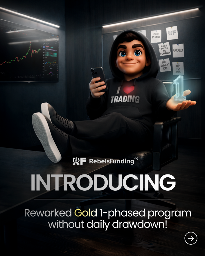 RebelsFunding has introduced an updated version of its Gold 1-Phase program, presenting it as a simplified route for traders.