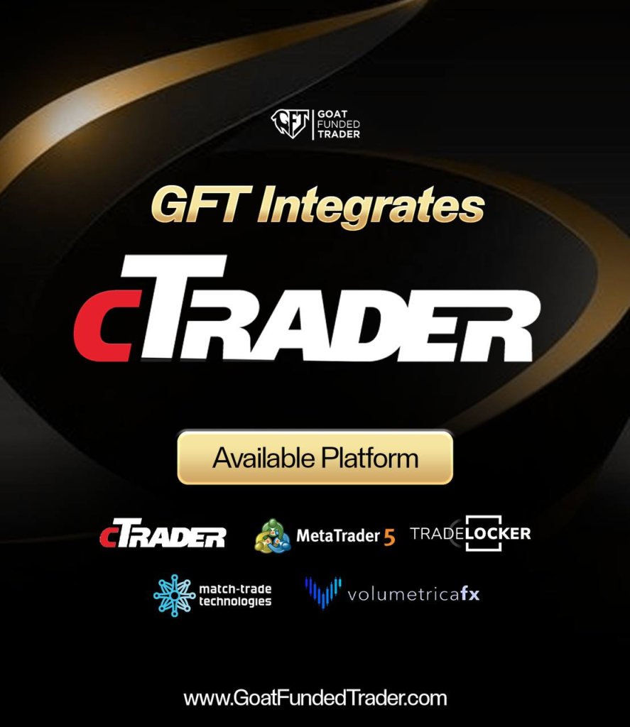 Goat Funded Trader has issued a reminder to its trading community that the cTrader integration was introduced a few months ago.