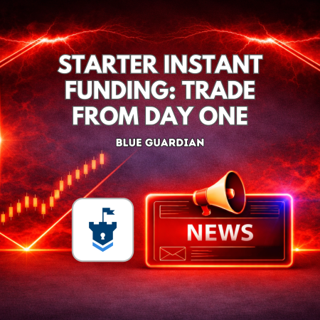 Blue Guardian’s Starter Instant Funding: Trade from Day One