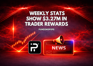 FundingPips Weekly Stats Show $3.27M in Trader Rewards