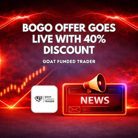 BOGO Offer Goes Live at Goat Funded Trader with 40% Discount