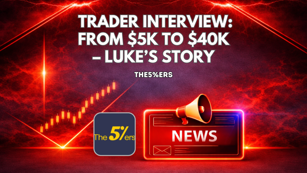 The5%ers Trader Interview: From $5K to $40K – Luke’s Story